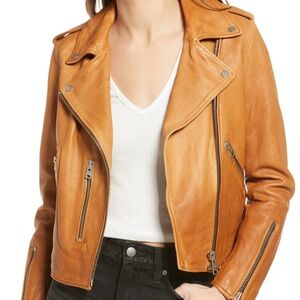 All Saints - Fern Dipdye Biker Jacket - Size 2